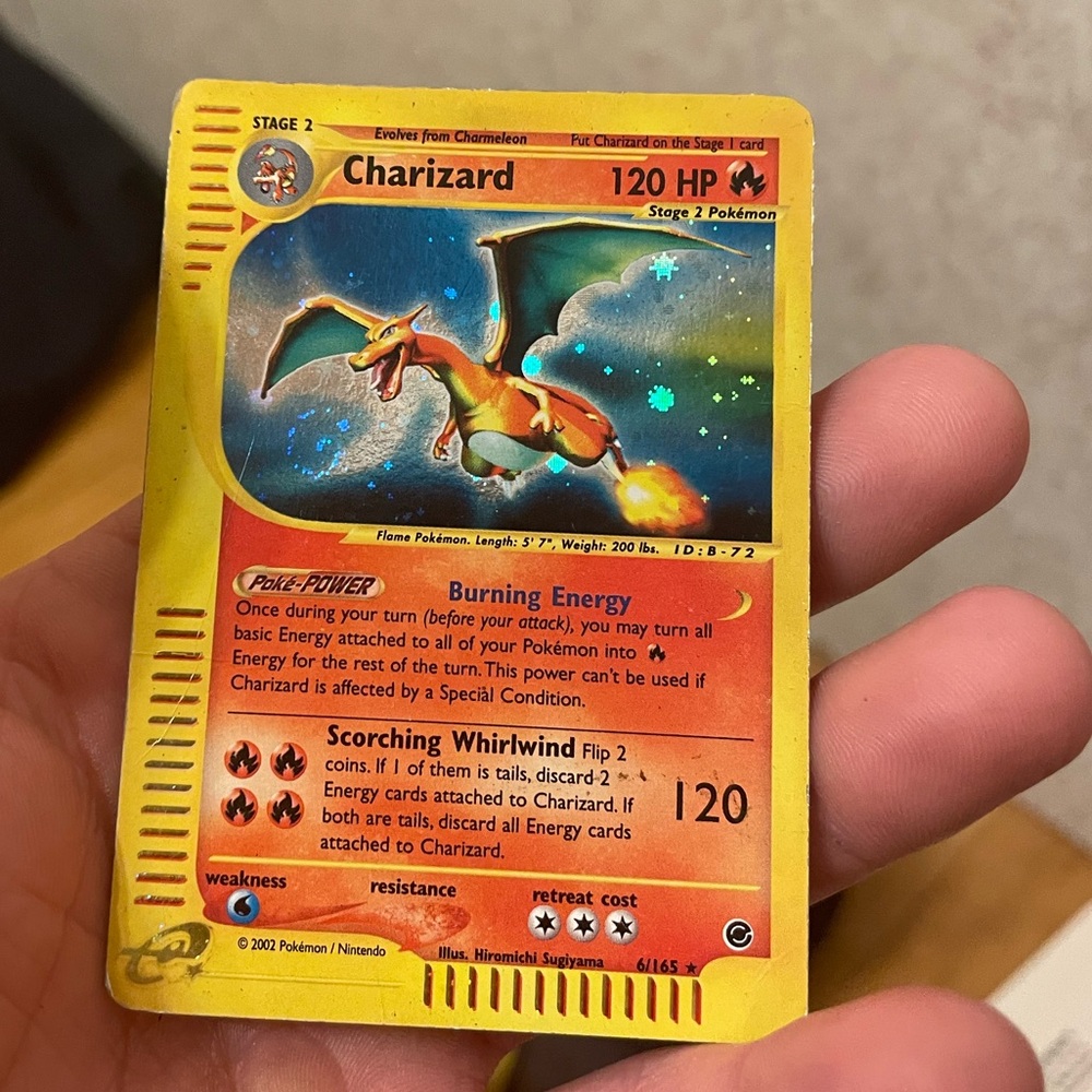 Expadition Charizard reg Holo 61/165